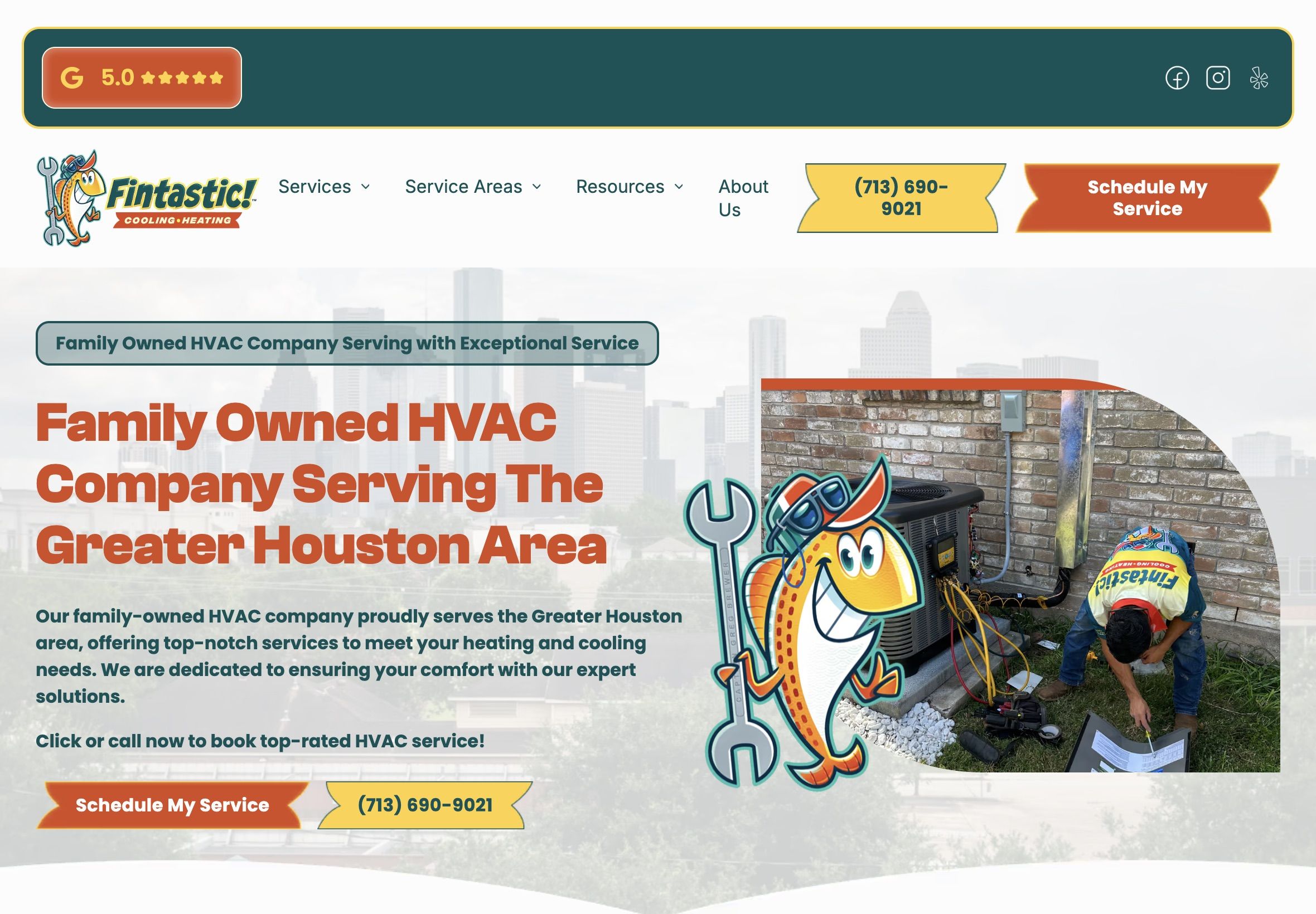 Fintastic website example