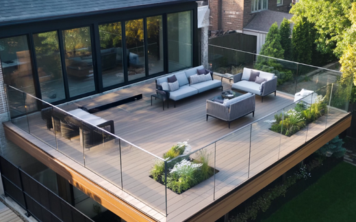 Glass Panel Railing on A Raised Deck.png