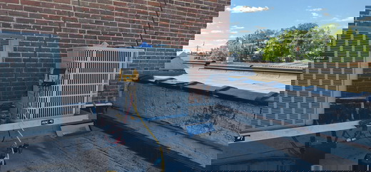 Rooftop HVAC unit installation and testing..jpg