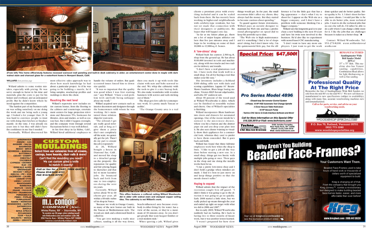 Willard Woodworks, Inc