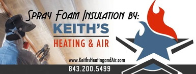 Spray Foam Insulation by Keith's Heating and Air