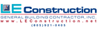 L E Construction General Building Contractor Inc logo