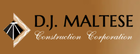 D.J. Maltese Construction co.  logo