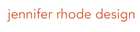 Jennifer Rhode Design  logo