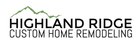 Highland Ridge Custom Home Remodeling logo