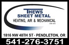 THEWS SHEET METAL logo