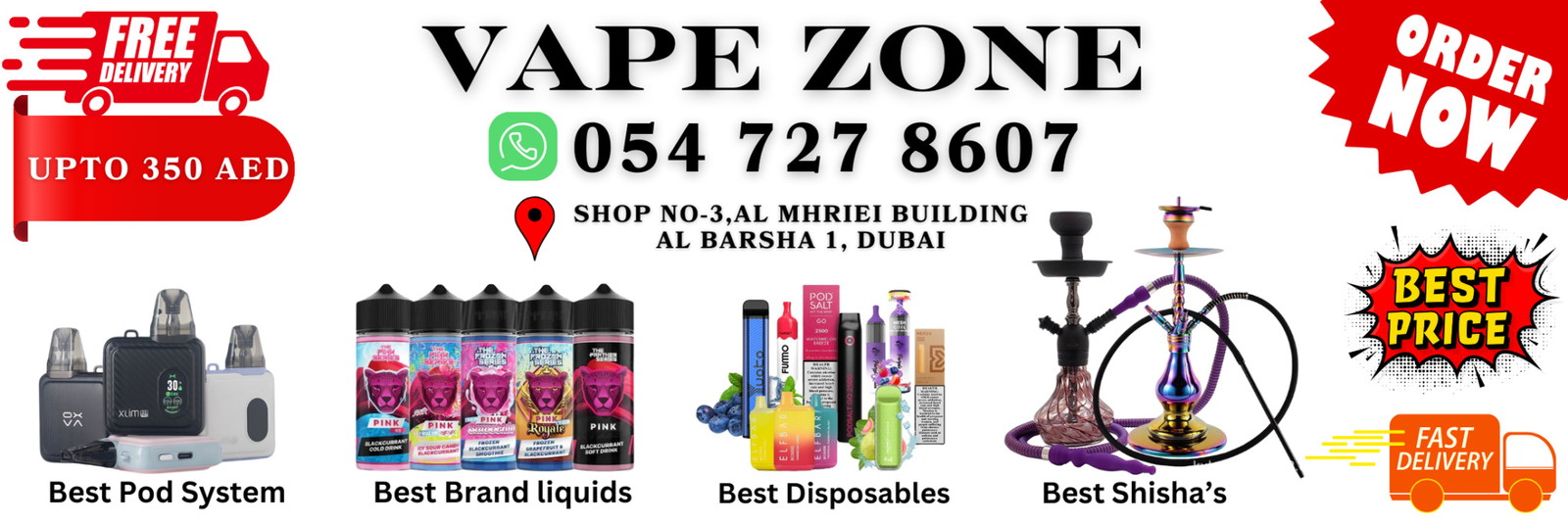 VAPE ZONE AE E-CIGARETTE EQUIPMENT & HOOKAH TRADING L.L.C