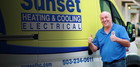 Sunset Heating & Cooling logo