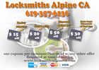 Locksmiths Alpine CA logo