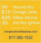 Cheap Locksmith Euless logo