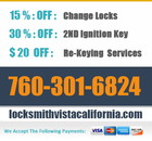 Locksmith Vista CA logo