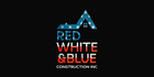 Red, White & Blue Construction logo