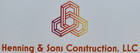 Henning & Sons Construction logo