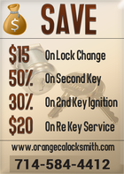 Orange Ca Locksmith logo