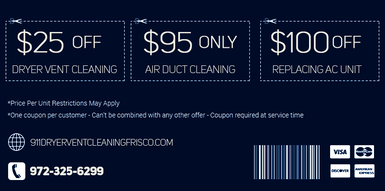 911 Dryer Vent Cleaning Frisco TX