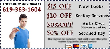 Locksmiths Bostonia CA